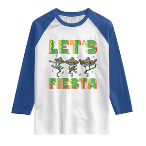 Funny Mariachi Frog Guitar Fiesta Raglan Shirt Cinco De Mayo Gift TS12 White Royal Print Your Wear