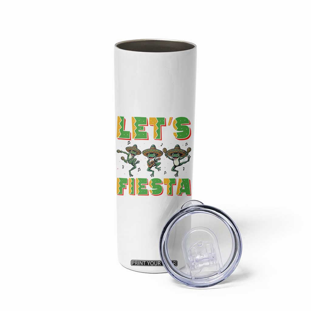 Funny Mariachi Frog Guitar Fiesta Skinny Tumbler Cinco De Mayo Gift TS12 Print Your Wear