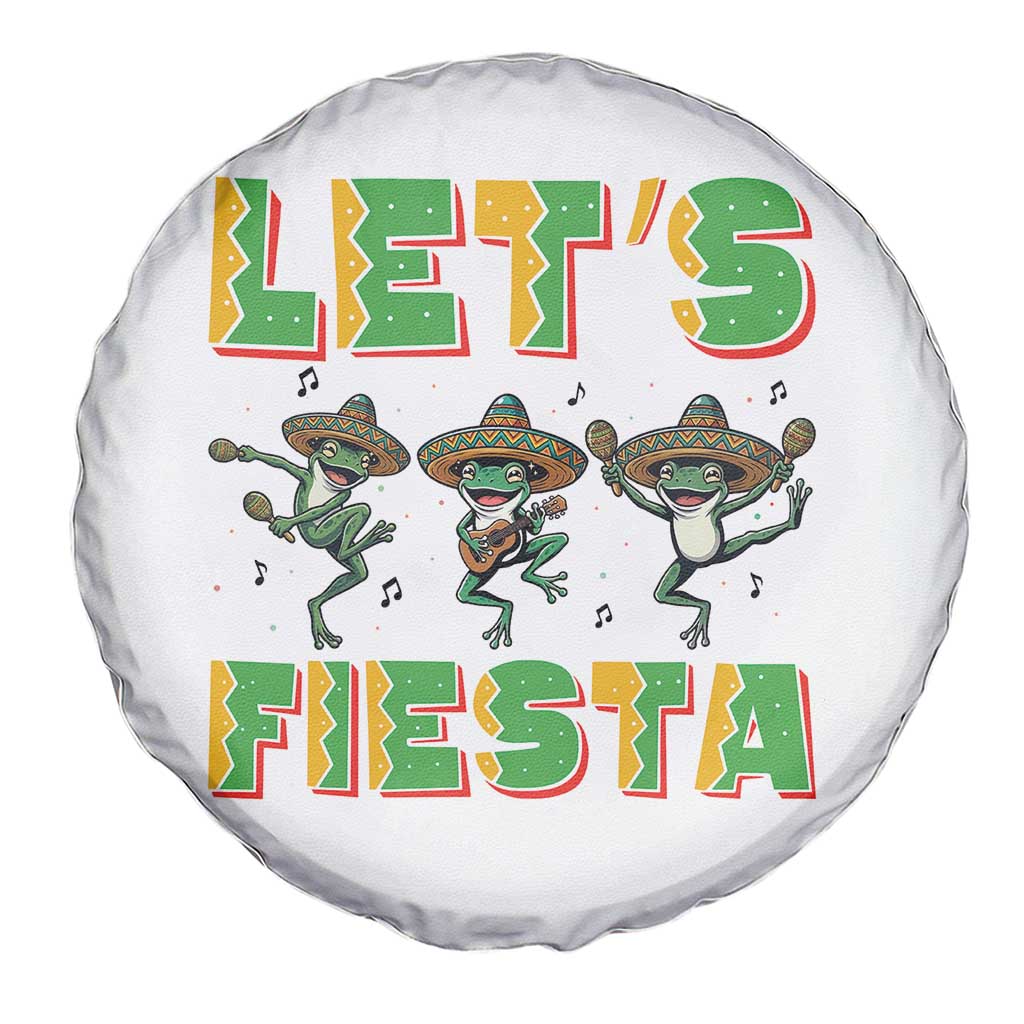Funny Mariachi Frog Guitar Fiesta Spare Tire Cover Cinco De Mayo Gift TS12 Print Your Wear