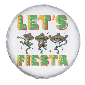 Funny Mariachi Frog Guitar Fiesta Spare Tire Cover Cinco De Mayo Gift TS12 Print Your Wear