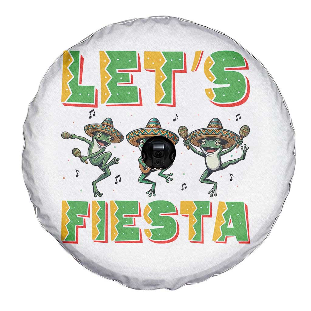 Funny Mariachi Frog Guitar Fiesta Spare Tire Cover Cinco De Mayo Gift TS12 Print Your Wear