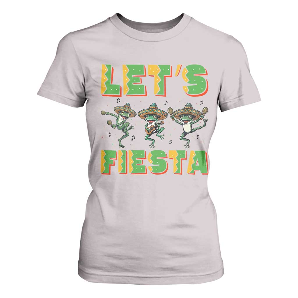 Funny Mariachi Frog Guitar Fiesta T Shirt For Women Cinco De Mayo Gift TS12 Ice Gray Print Your Wear