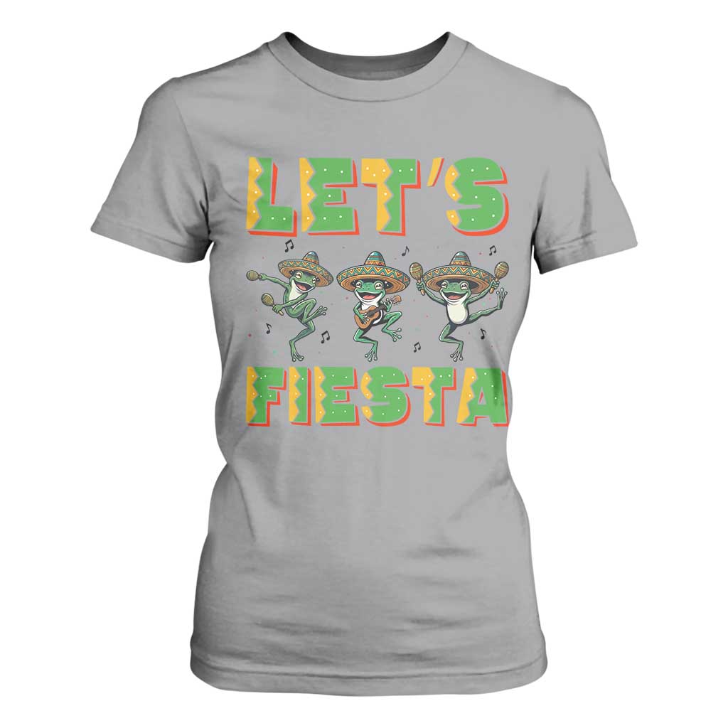 Funny Mariachi Frog Guitar Fiesta T Shirt For Women Cinco De Mayo Gift TS12 Sport Gray Print Your Wear