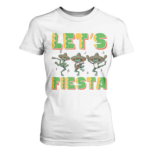 Funny Mariachi Frog Guitar Fiesta T Shirt For Women Cinco De Mayo Gift TS12 White Print Your Wear