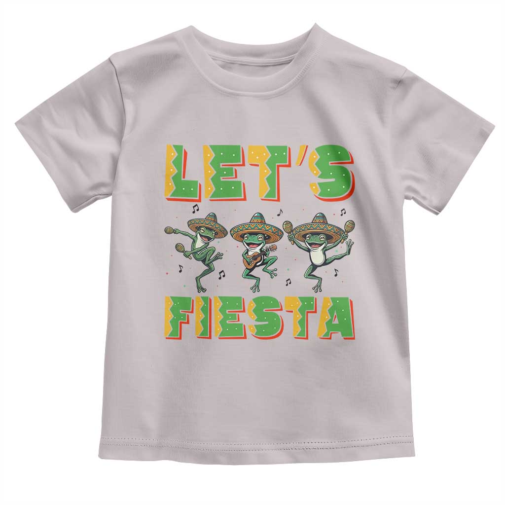 Funny Mariachi Frog Guitar Fiesta Toddler T Shirt Cinco De Mayo Gift TS12 Ice Gray Print Your Wear