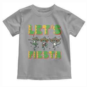Funny Mariachi Frog Guitar Fiesta Toddler T Shirt Cinco De Mayo Gift TS12 Sport Gray Print Your Wear