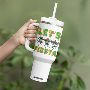 Funny Mariachi Frog Guitar Fiesta Tumbler With Handle Cinco De Mayo Gift TS12 Print Your Wear