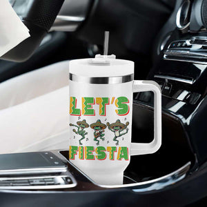 Funny Mariachi Frog Guitar Fiesta Tumbler With Handle Cinco De Mayo Gift TS12 Print Your Wear