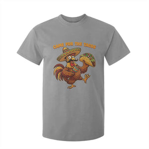 Funny Cinco De Mayo Chicken T Shirt For Kid Came For The Tacos TS12 Sport Gray Print Your Wear