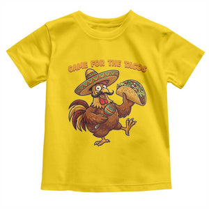 Funny Cinco De Mayo Chicken Toddler T Shirt Came For The Tacos TS12 Daisy Print Your Wear