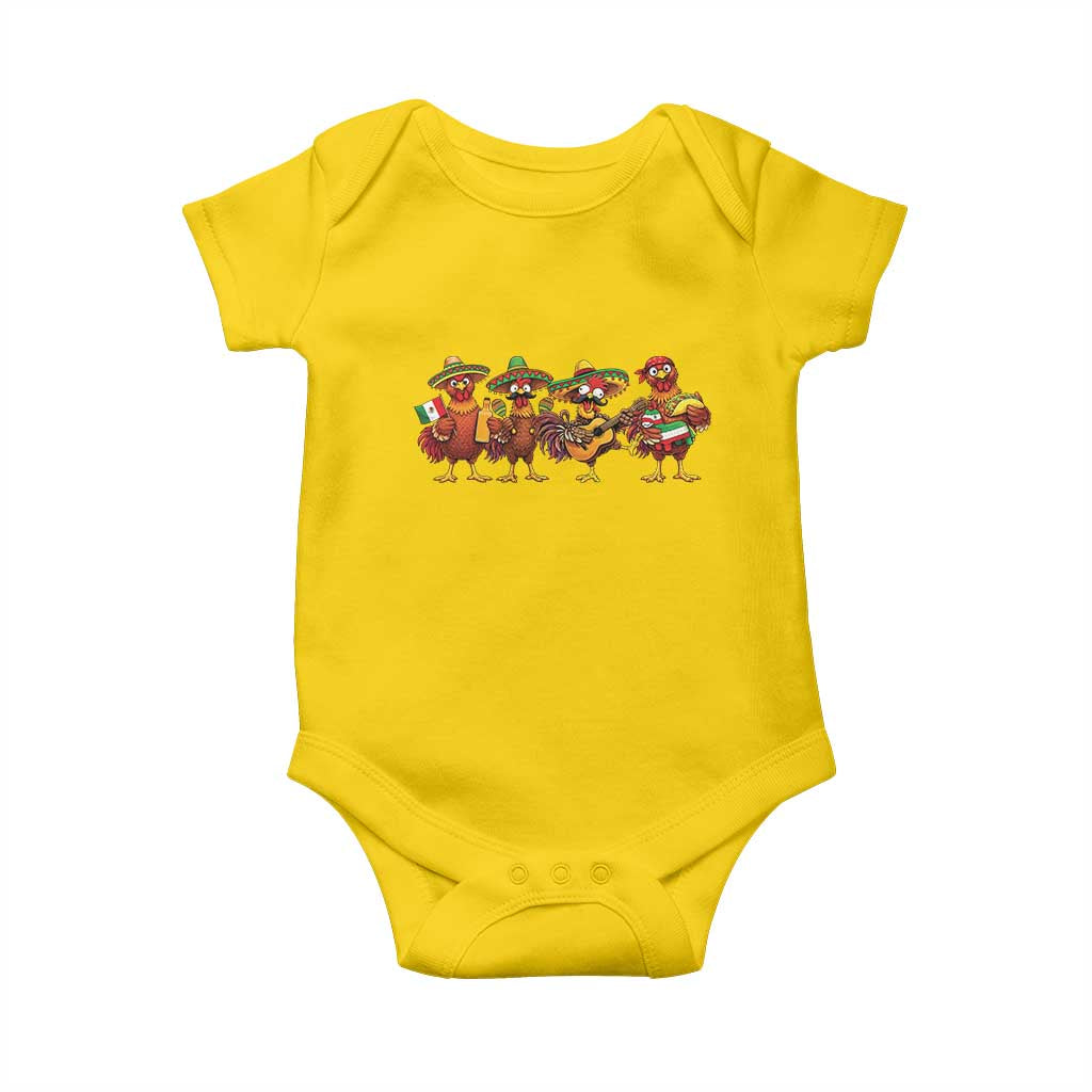 Funny Cinco De Mayo Chicken Squad Baby Onesie Mexican Party Celebration Gift TS12 Daisy Print Your Wear
