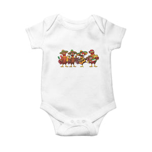 Funny Cinco De Mayo Chicken Squad Baby Onesie Mexican Party Celebration Gift TS12 White Print Your Wear