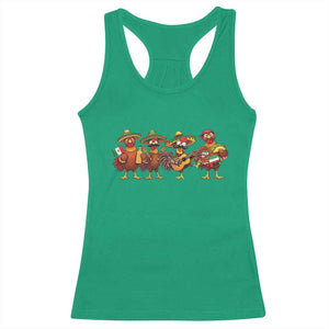 Funny Cinco De Mayo Chicken Squad Racerback Tank Top Mexican Party Celebration Gift TS12 Irish Green Print Your Wear
