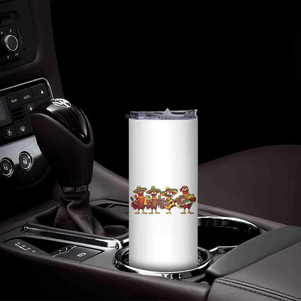 Funny Cinco De Mayo Chicken Squad Skinny Tumbler Mexican Party Celebration Gift TS12 Print Your Wear
