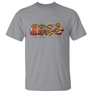 Funny Cinco De Mayo Chicken Squad T Shirt Mexican Party Celebration Gift TS12 Sport Gray Print Your Wear