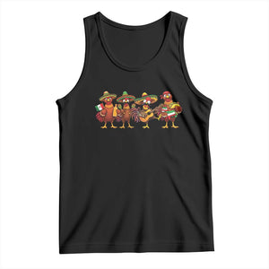 Funny Cinco De Mayo Chicken Squad Tank Top Mexican Party Celebration Gift TS12 Black Print Your Wear