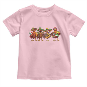Funny Cinco De Mayo Chicken Squad Toddler T Shirt Mexican Party Celebration Gift TS12 Light Pink Print Your Wear