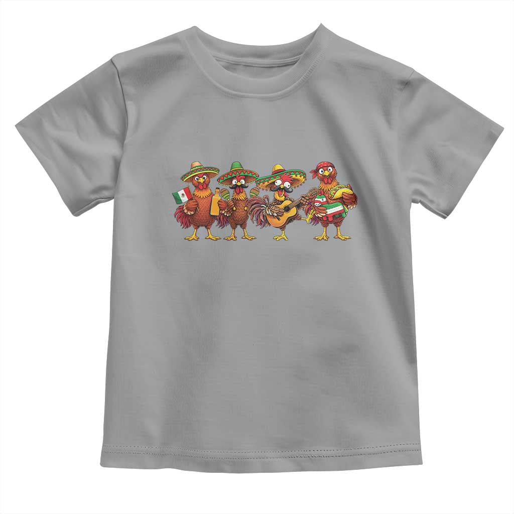 Funny Cinco De Mayo Chicken Squad Toddler T Shirt Mexican Party Celebration Gift TS12 Sport Gray Print Your Wear