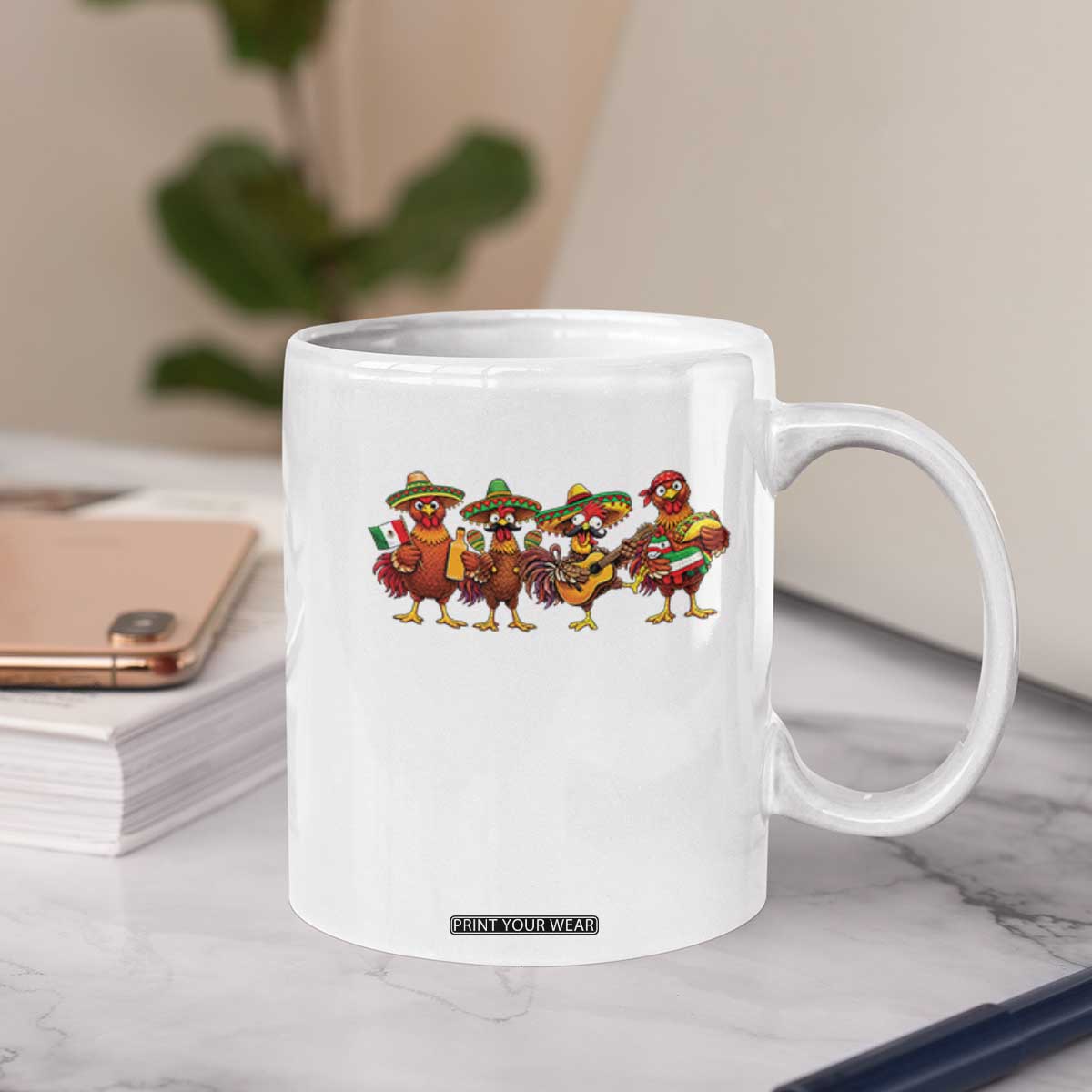 Funny Cinco De Mayo Chicken Squad Coffee Mug Mexican Party Celebration Gift TS12 Print Your Wear