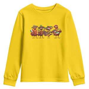 Funny Cinco De Mayo Chicken Squad Youth Sweatshirt Mexican Party Celebration Gift TS12 Daisy Print Your Wear