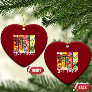Lets Fiesta Ceramic Ornament Funny Cinco De Mayo Party Celebration TS12 Print Your Wear