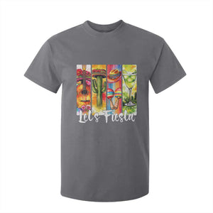 Lets Fiesta T Shirt For Kid Funny Cinco De Mayo Party Celebration TS12 Charcoal Print Your Wear