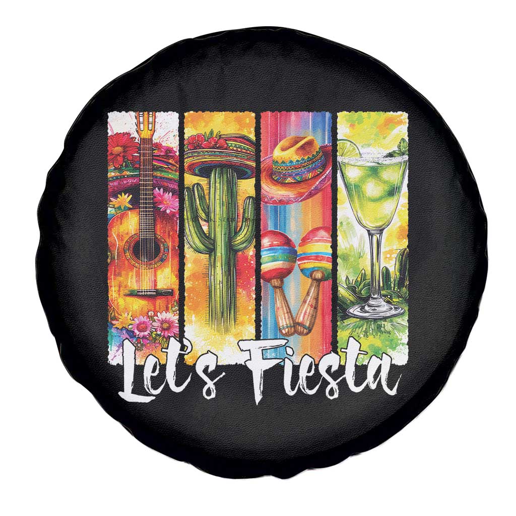Lets Fiesta Spare Tire Cover Funny Cinco De Mayo Party Celebration TS12 Print Your Wear