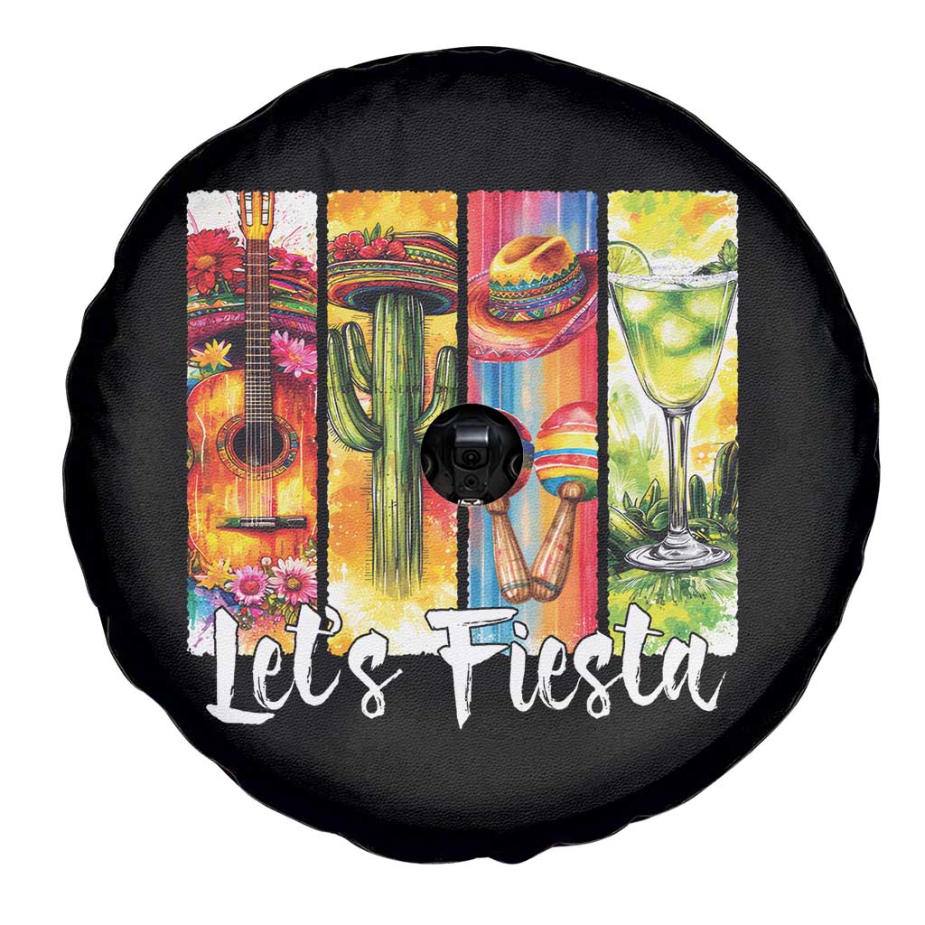 Lets Fiesta Spare Tire Cover Funny Cinco De Mayo Party Celebration TS12 Print Your Wear