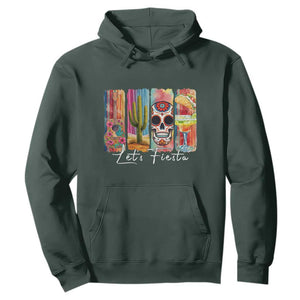 Cinco De Mayo Lets Fiest Hoodie Funny Mexican Party Gift TS12 Dark Forest Green Print Your Wear