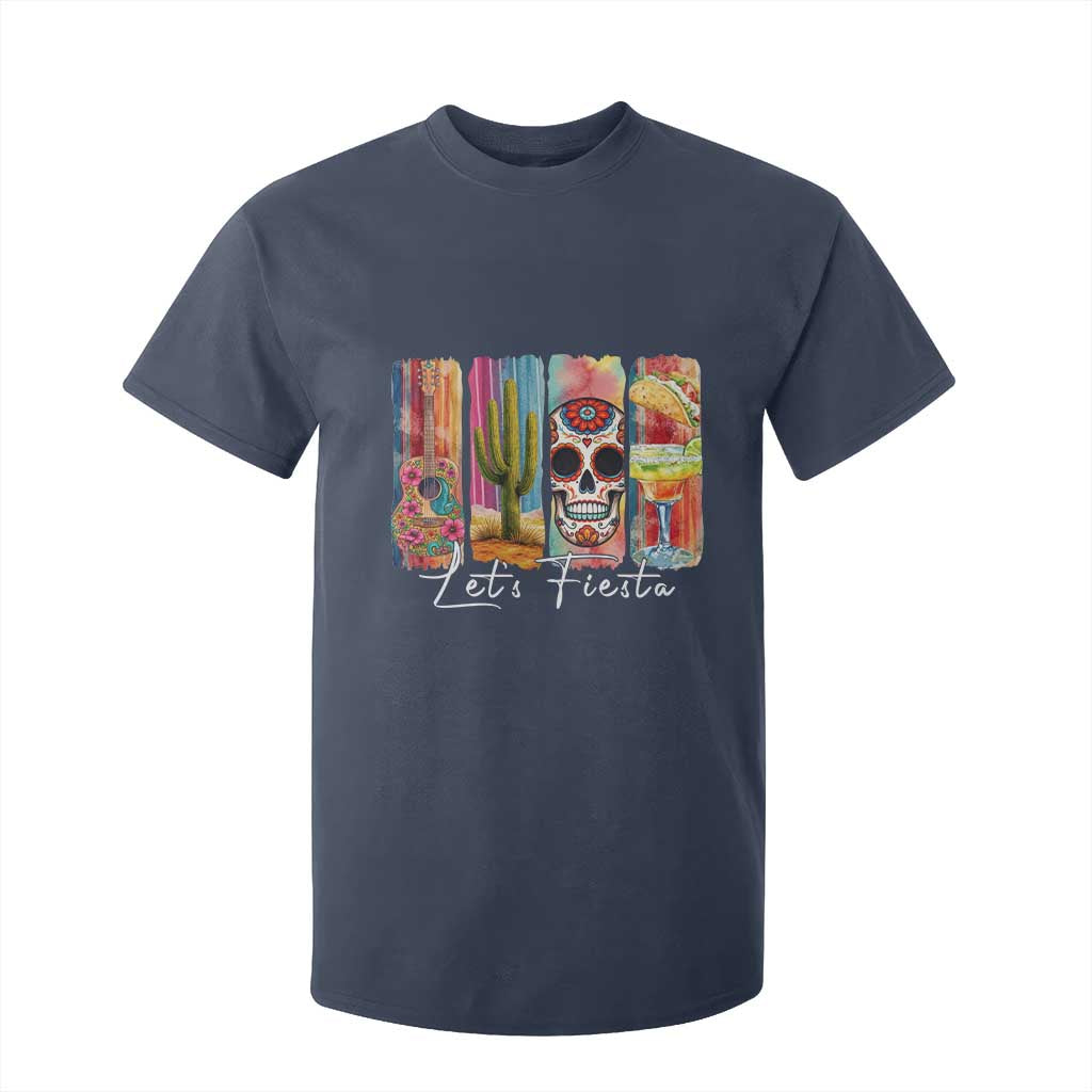 Cinco De Mayo Lets Fiest T Shirt For Kid Funny Mexican Party Gift TS12 Navy Print Your Wear