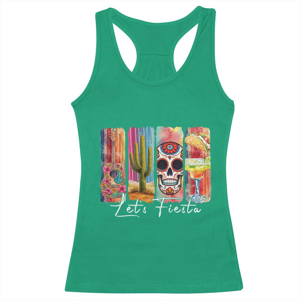 Cinco De Mayo Lets Fiest Racerback Tank Top Funny Mexican Party Gift TS12 Irish Green Print Your Wear