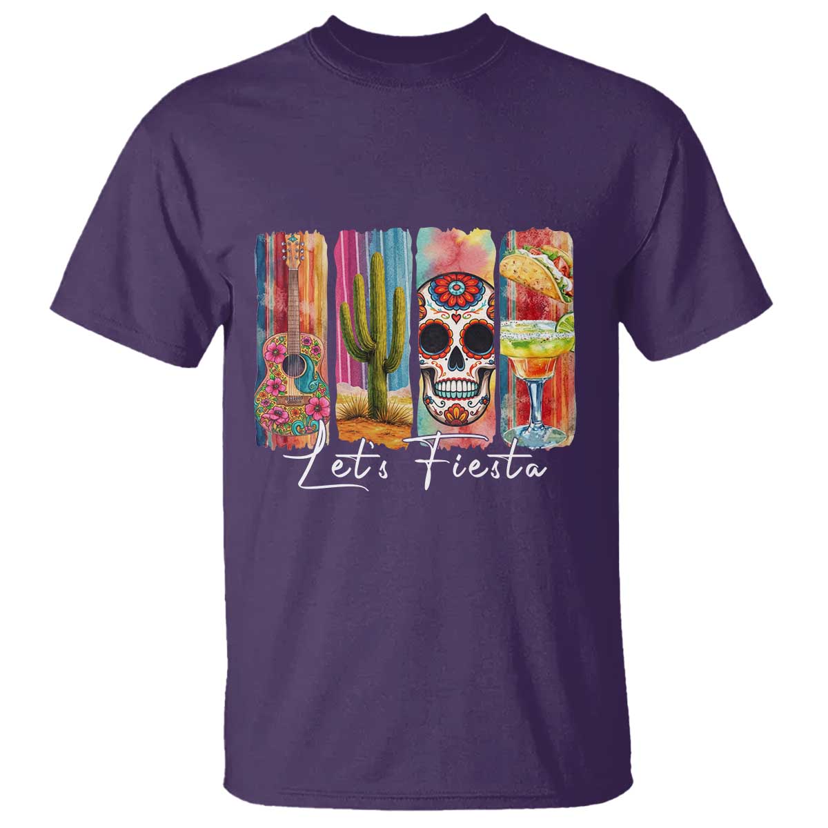 Cinco De Mayo Lets Fiest T Shirt Funny Mexican Party Gift TS12 Purple Print Your Wear