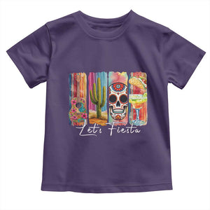 Cinco De Mayo Lets Fiest Toddler T Shirt Funny Mexican Party Gift TS12 Purple Print Your Wear
