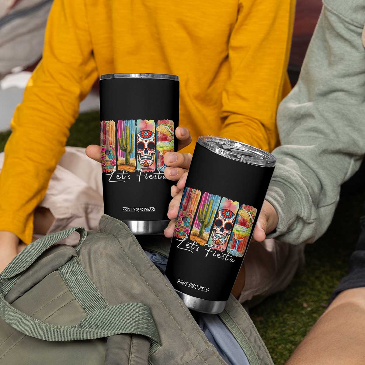 Cinco De Mayo Lets Fiest Tumbler Cup Funny Mexican Party Gift TS12 Print Your Wear
