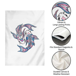 Transgender Ally Koi Fish Garden Flag Funny Japanese Art Graphic TS12 Print Your Wear