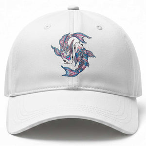 Transgender Ally Koi Fish Baseball Cap Funny Japanese Art Graphic