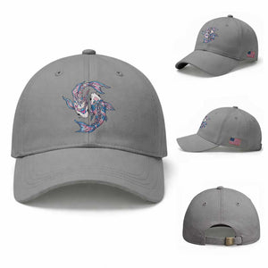 Transgender Ally Koi Fish Baseball Cap Funny Japanese Art Graphic