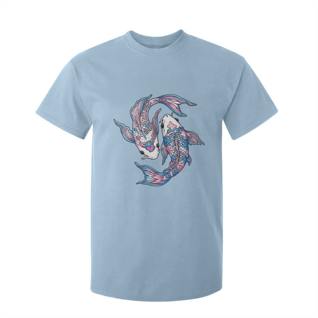 Transgender Ally Koi Fish T Shirt For Kid Funny Japanese Art Graphic