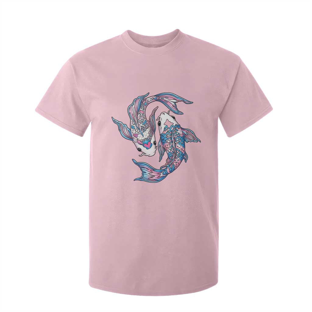 Transgender Ally Koi Fish T Shirt For Kid Funny Japanese Art Graphic