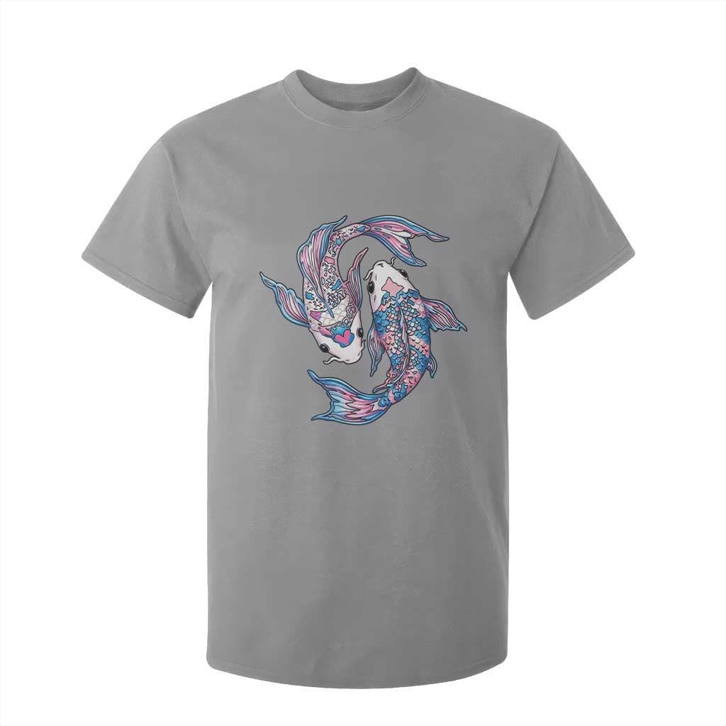 Transgender Ally Koi Fish T Shirt For Kid Funny Japanese Art Graphic