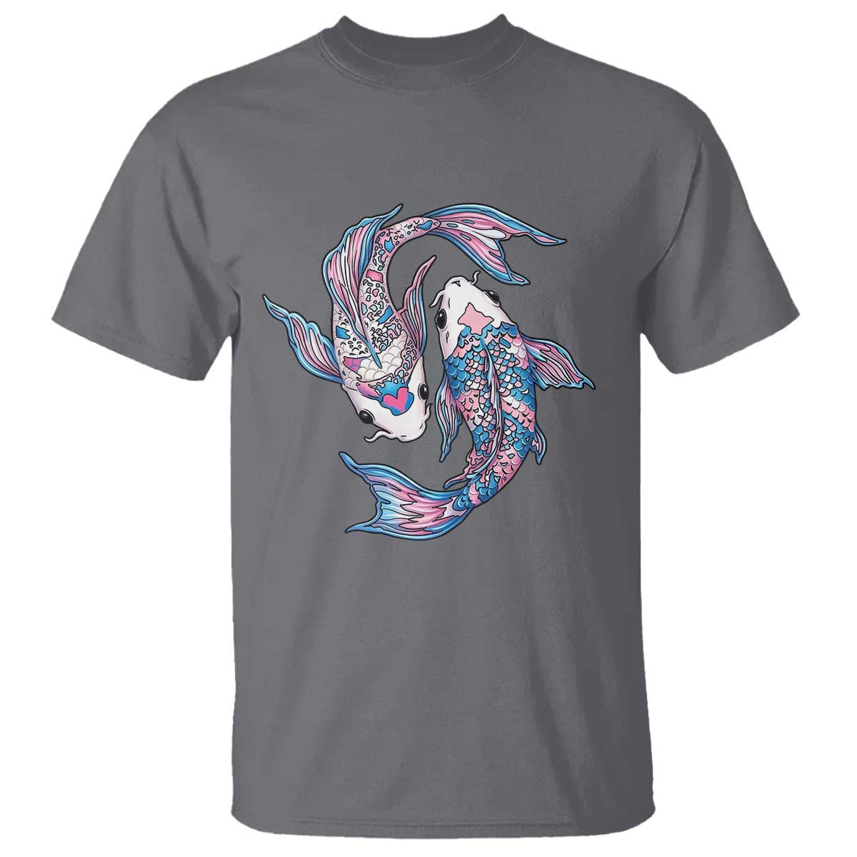 Transgender Ally Koi Fish T Shirt Funny Japanese Art Graphic