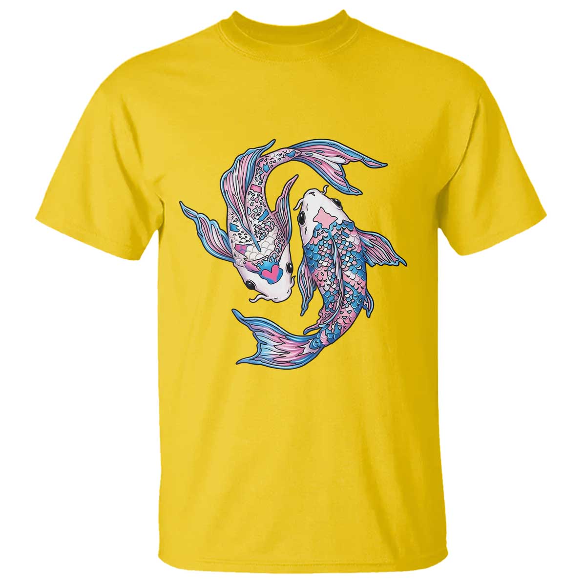 Transgender Ally Koi Fish T Shirt Funny Japanese Art Graphic