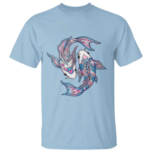 Transgender Ally Koi Fish T Shirt Funny Japanese Art Graphic