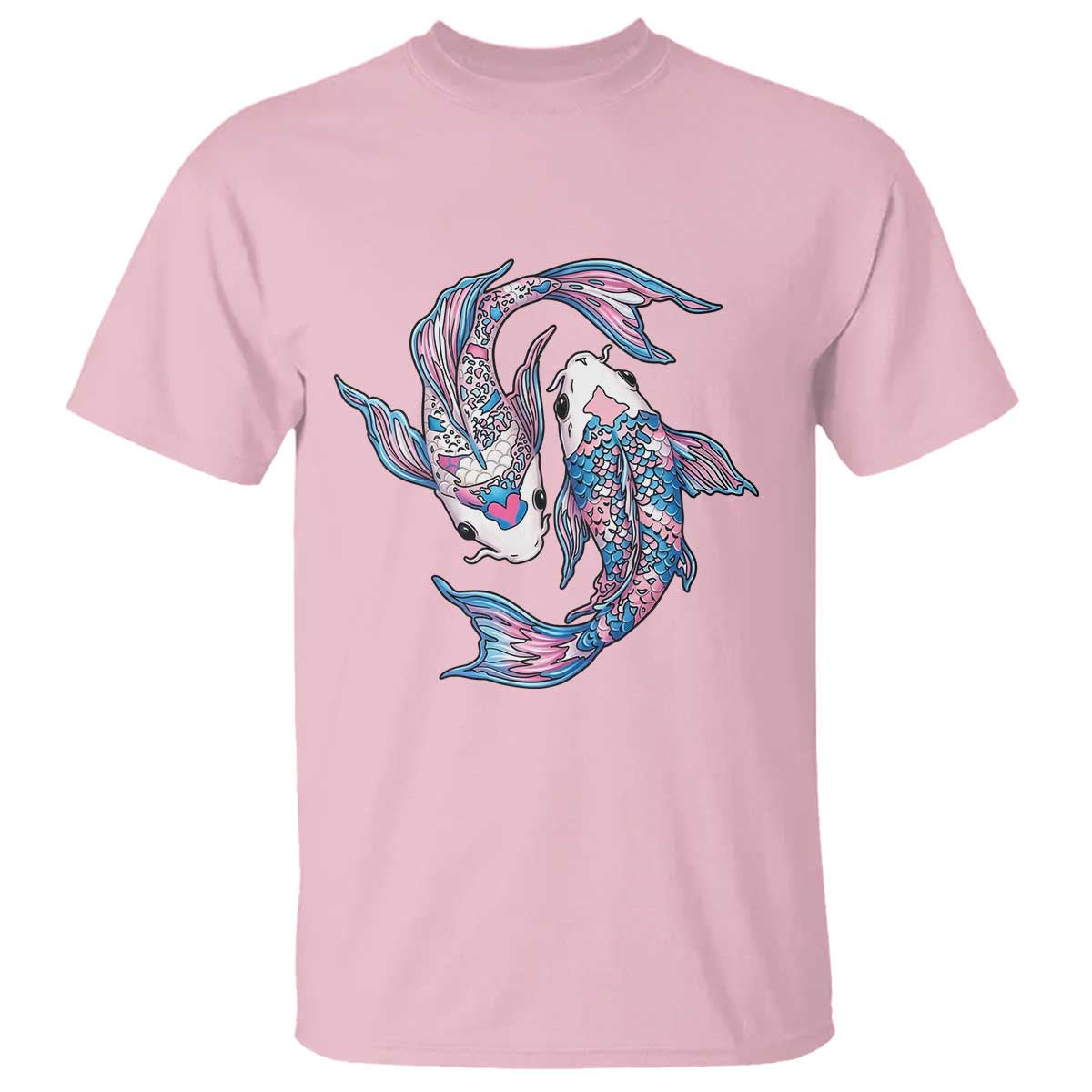 Transgender Ally Koi Fish T Shirt Funny Japanese Art Graphic