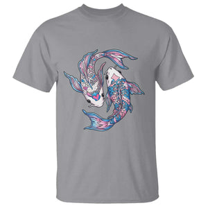 Transgender Ally Koi Fish T Shirt Funny Japanese Art Graphic