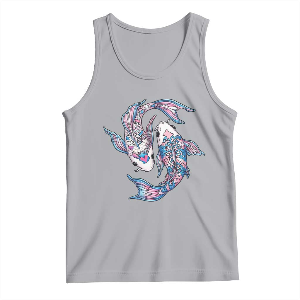 Transgender Ally Koi Fish Tank Top Funny Japanese Art Graphic