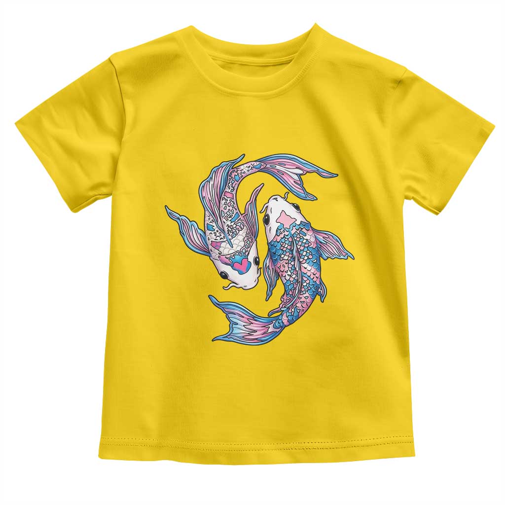 Transgender Ally Koi Fish Toddler T Shirt Funny Japanese Art Graphic TS12 Daisy Print Your Wear