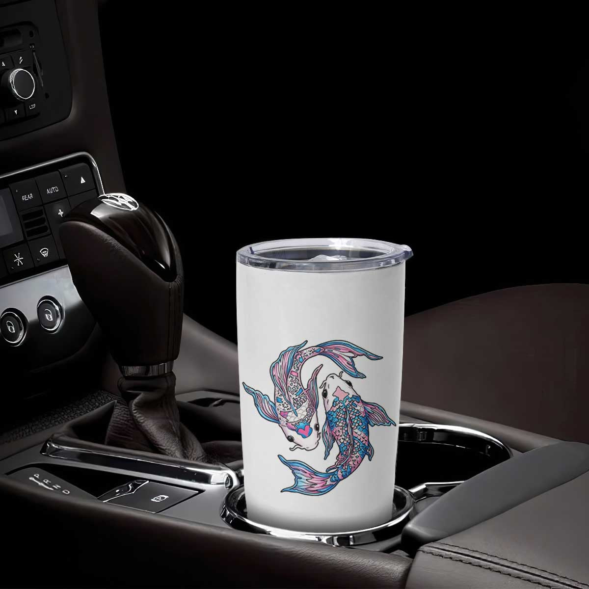 Transgender Ally Koi Fish Tumbler Cup Funny Japanese Art Graphic TS12 Print Your Wear