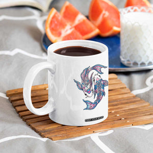 Transgender Ally Koi Fish Coffee Mug Funny Japanese Art Graphic