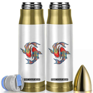 Rainbow Koi Fish LGBTQ Pride Bullet Tumbler Colorful Japanese Carp